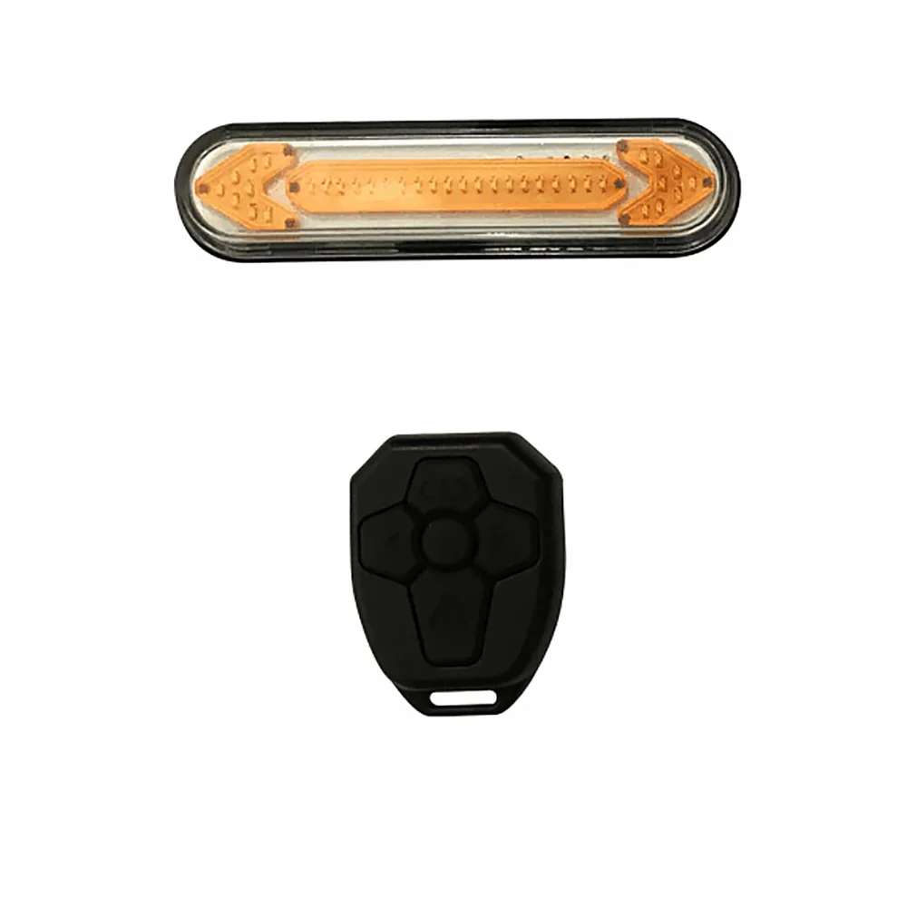

LED Taillight Rear Tail Remote Control Steering Rear Light Safety Warning Cycling Light USB Rechargeable Bike Accessories