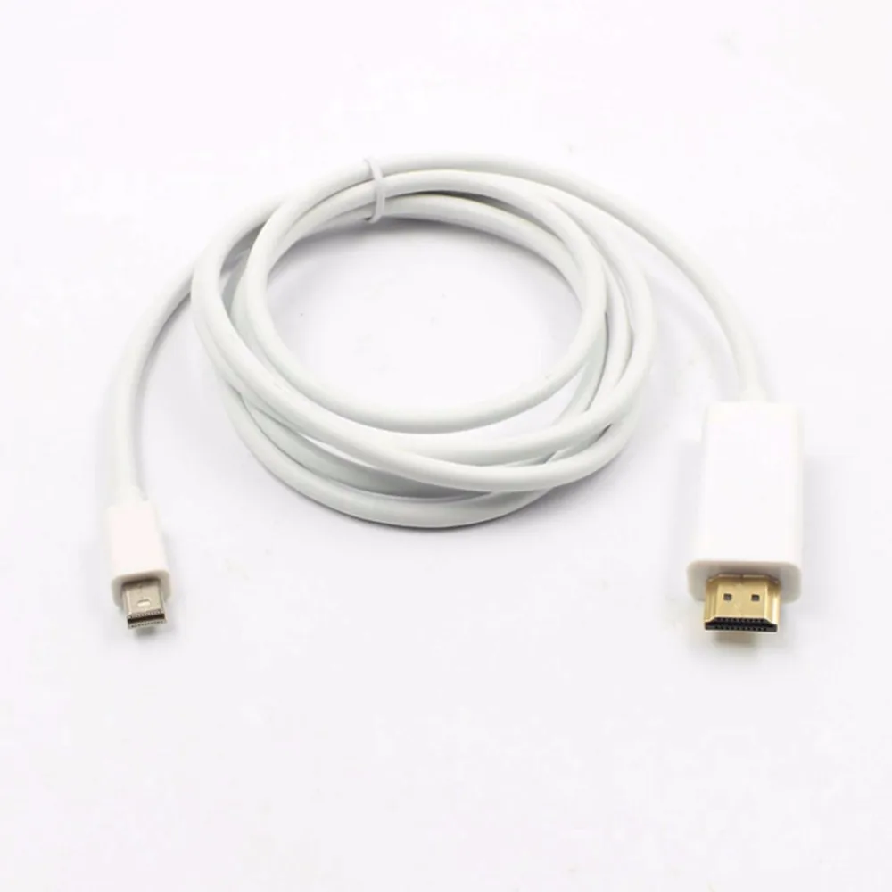 1.8м Mini DP в кабель HDMI мужчина-женщина адаптер Thunderbolt DisplayPort конвертер для проектора Macbook Pro Air.