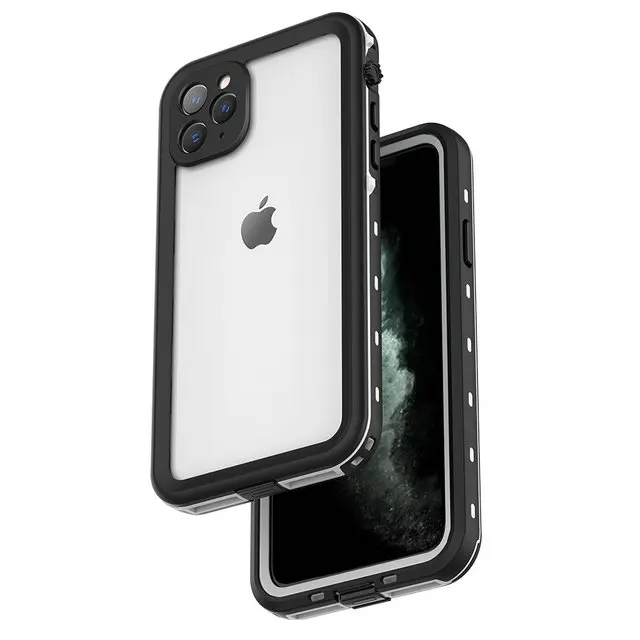 IP68 Водонепроницаемый чехол для iPhone 11 Pro Max на iPhone 11Pro водонепроницаемый чехол для дайвинга 360 Защита iPhone11 - Цвет: White
