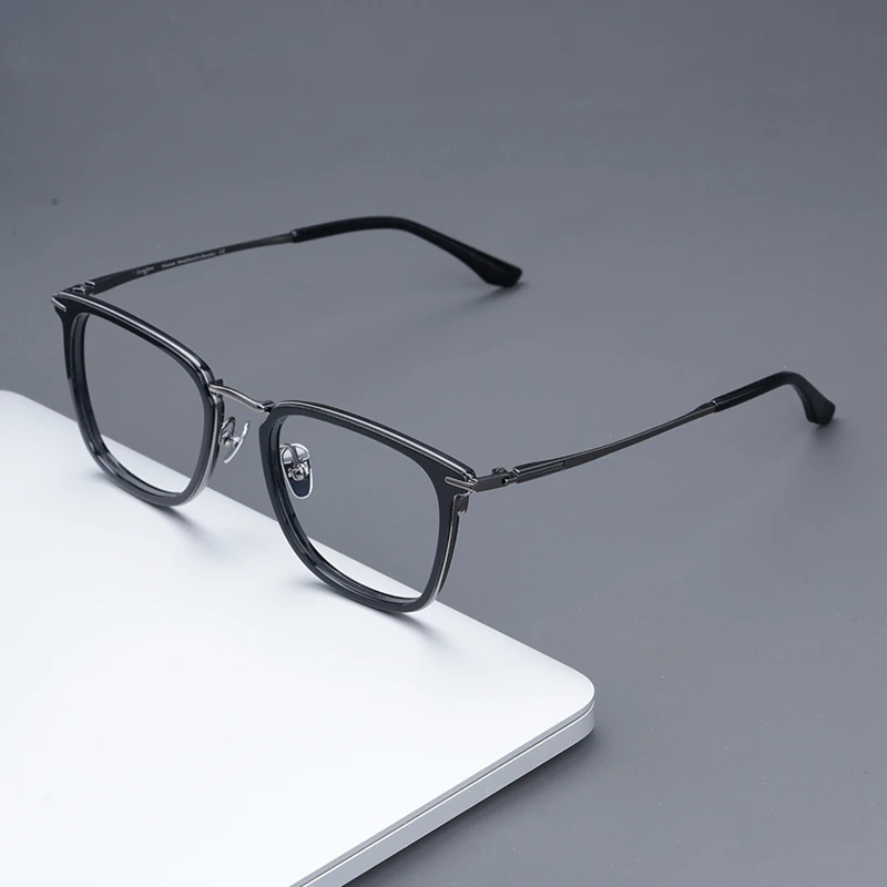 2021 Glasses Frame Titanium Prescription Glasses Women Myopia Eyeglasses Frames for men Vintage Japan Designer Brand Glasses