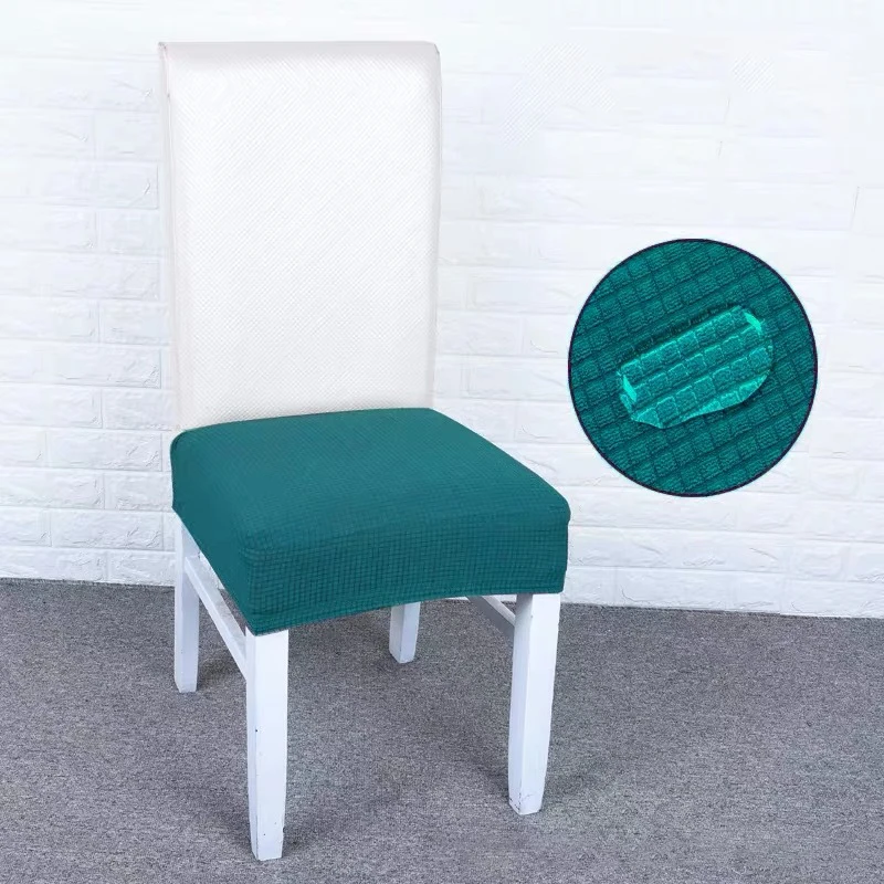 Бархатный жаккардовый обеденный чехол для кресла спандекс эластичный стульев