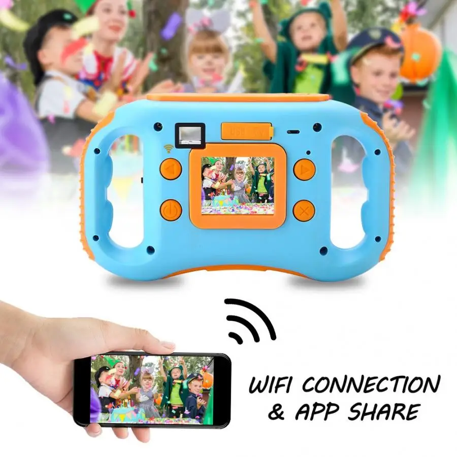 1 77 дюймовый экран HD 1080P WiFi Детская Цифровая видеокамера детская игрушка