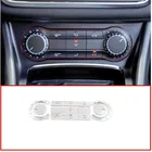 Автомобильная центральная консоль, кнопка переключения кондиционера, наклейки, украшение для Mercedes Benz A B Class W176 W246 CLA C117 GLA X156