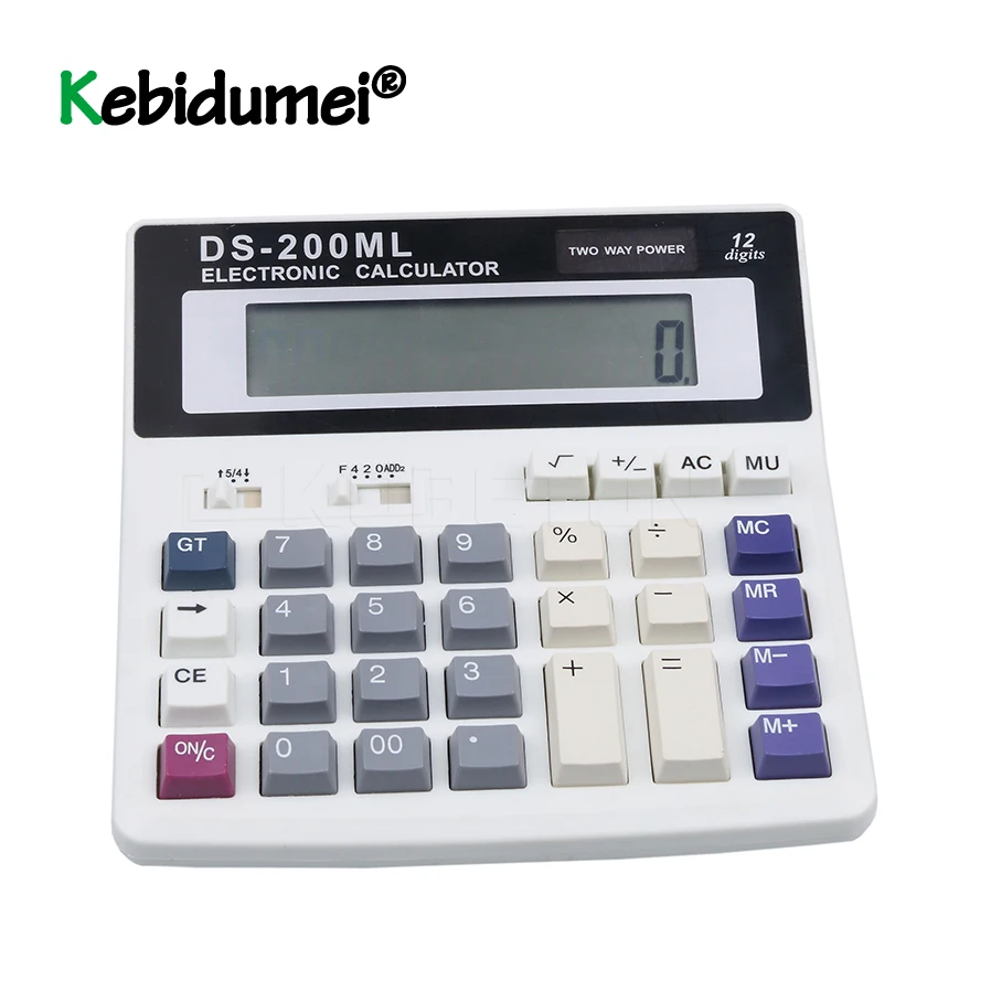 Универсальный электронный калькулятор для офиса большой компьютера с 12 цифрами