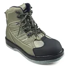 Мужские ботинки для рыбалки и охоты, дышащие водонепроницаемые ботинки, уличные противоскользящие болотные ботинки с фетровой подошвой рыболовные сапоги гвоздей