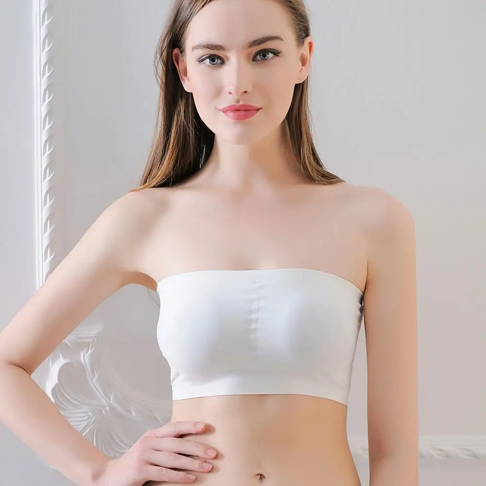 Женский Мягкий жилет без бретелек бесшовный груди для занятий йогой нижнее белье