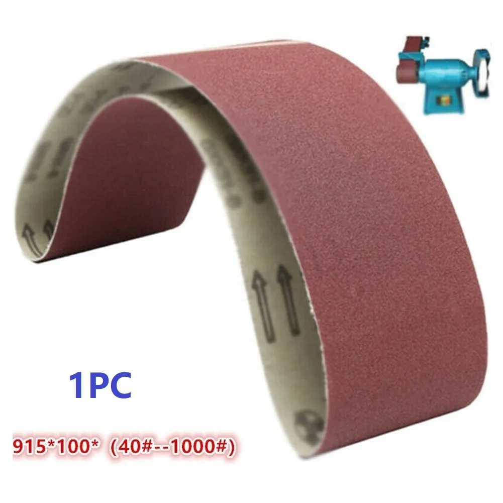 

1pc Sanding Belts 100 X 915mm DURABLE 4'' X 36'' Cloth Belt Sanders 40-1000 Grit Sanding Screen Band For Wood Soft Metal Grindin