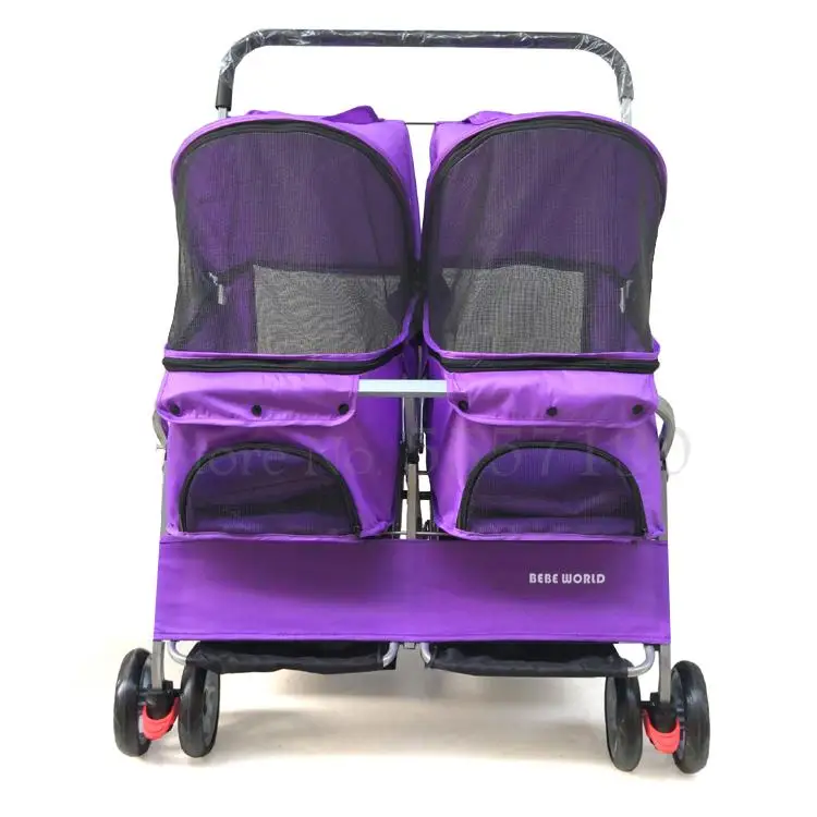 Двухместная коляска для домашних животных двойная кровать сна автомобильная