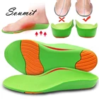 Детские ортопедические стельки, деформация вальгусной деформации, коррекция плоскостопия, поддержка свода стопы, спортивные обувные накладки