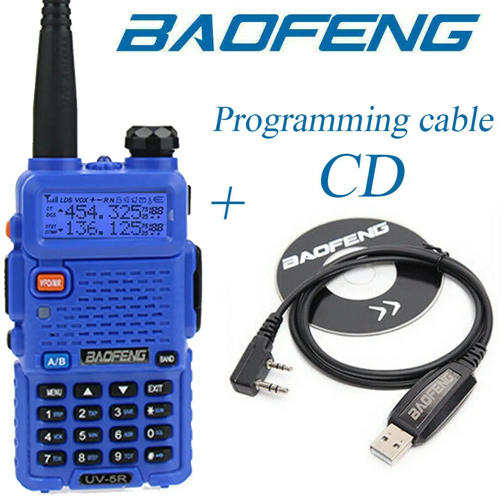 

2020 BAOFENG UV-5R VHF/UHF Двухдиапазонная Любительская рация приемопередатчик