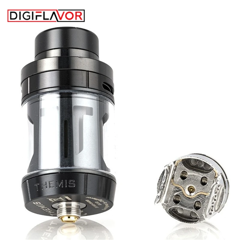 Digiflavor Themis герметичная одинарная/двойная катушка RTA Емкость 5 мл Vape распылитель