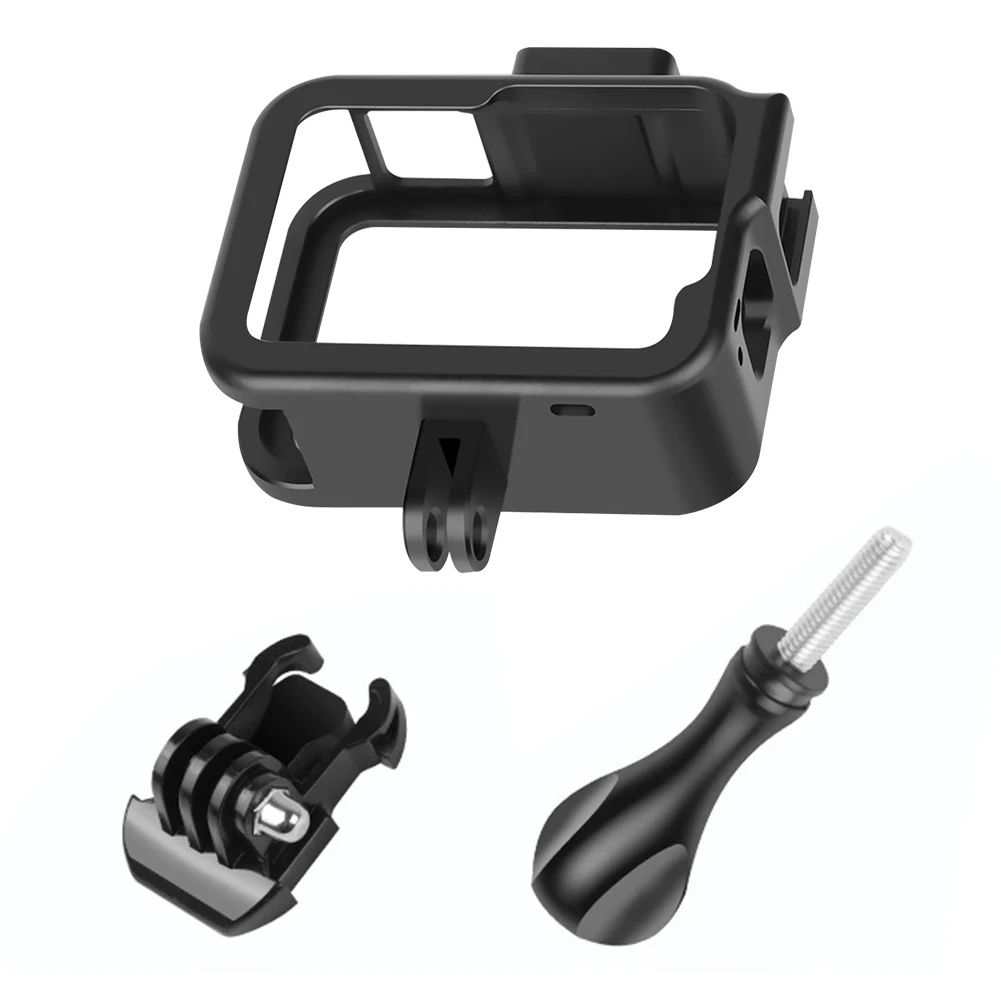 Protective Case Removable Fill Light Aluminum Alloy Accessories Mount Microphone Spare Modify Action Camera For Go Pro Hero8 |