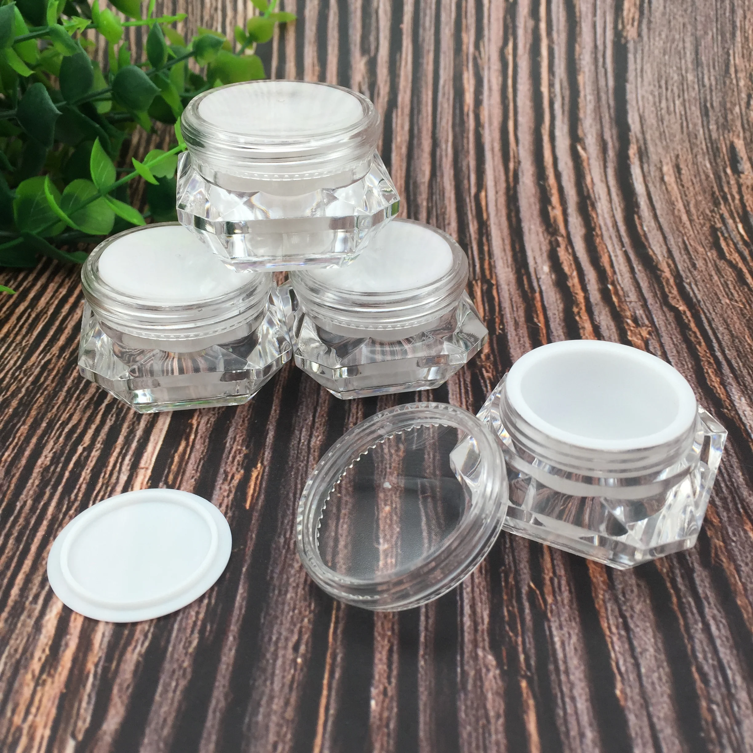 Пластиковая банка/горшок/бутылка для сыворотки/крема глаз/образец