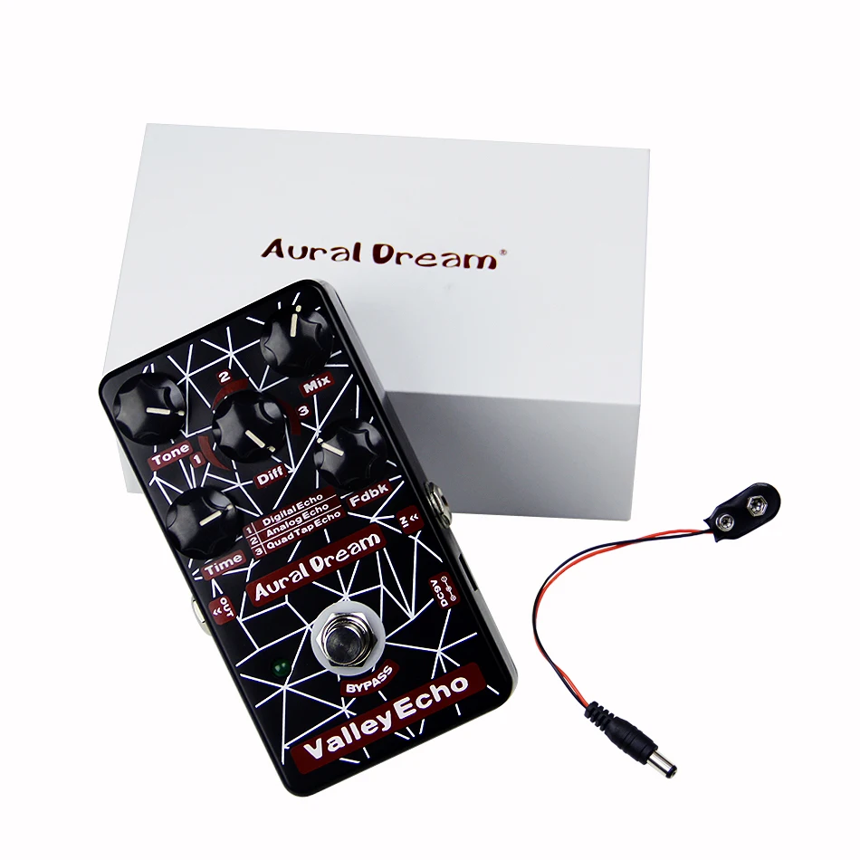 

Aural Dream Digital Effect Pedal Digital Five knobs of VALLEY ECHO guitar pedal