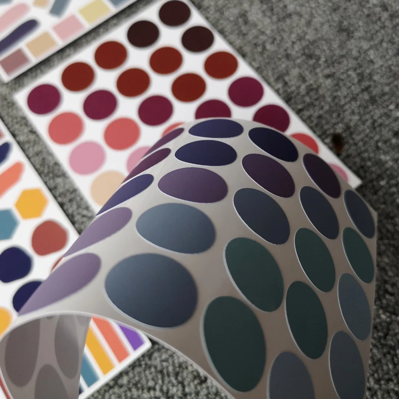 1 упаковка ретро круглые геометрические наклейки в горошек DIY Ремесло