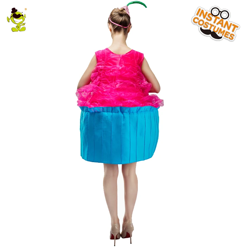 Оригинальный уникальный женский фотокомбинезон для взрослых с рисунком кексов| |