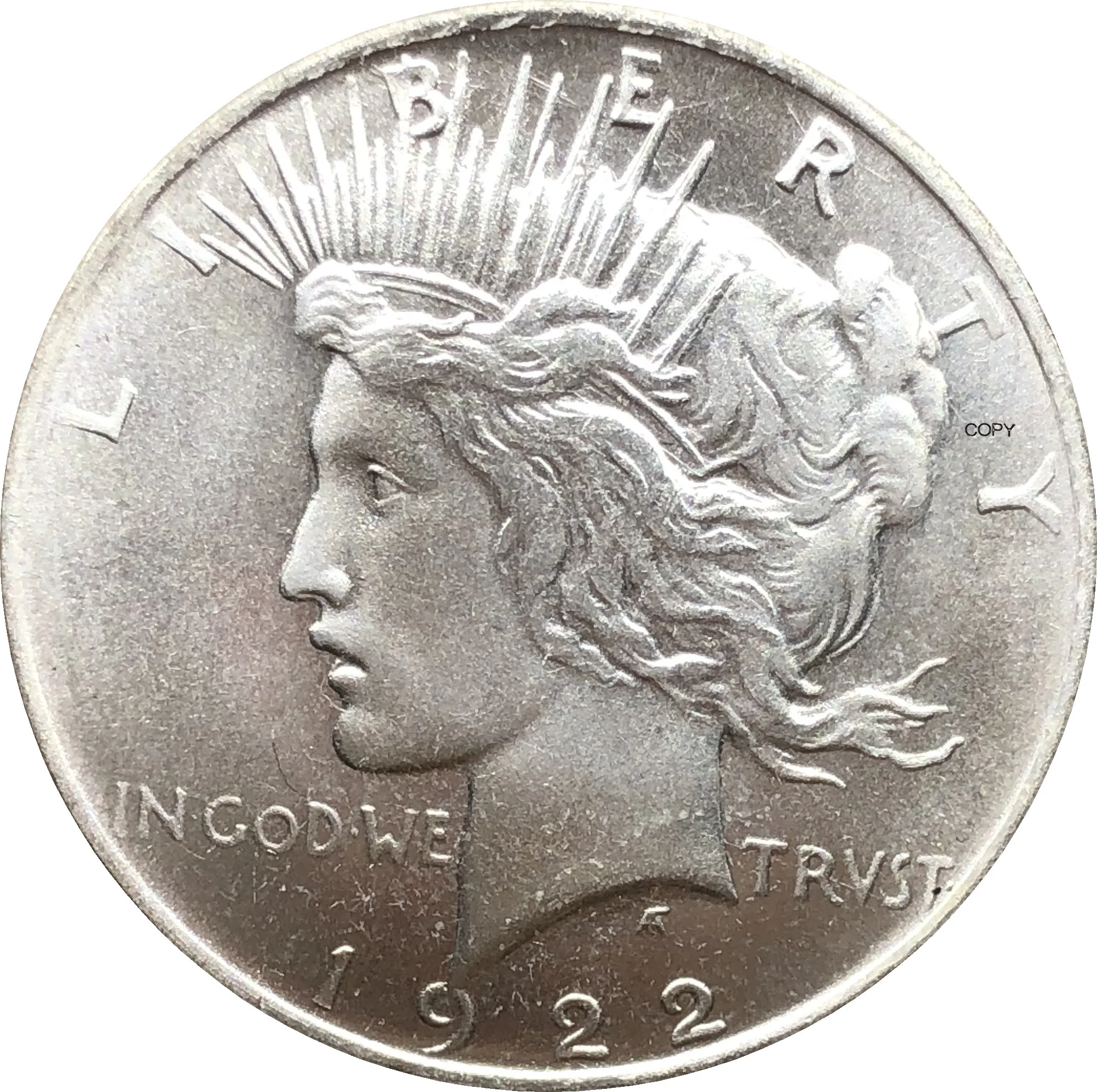 Соединенные Штаты 1922 свобода два лица одна и та же монета в Бог мы доверяем 1