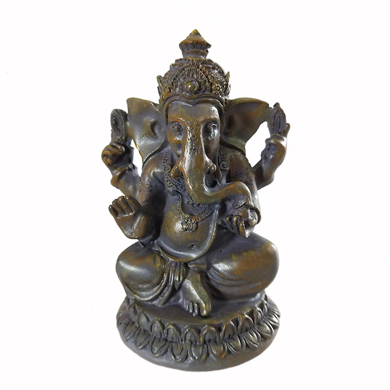Статуи Будды лорд Ганеша из камня статуэтка слона индуического Бога статуэтки