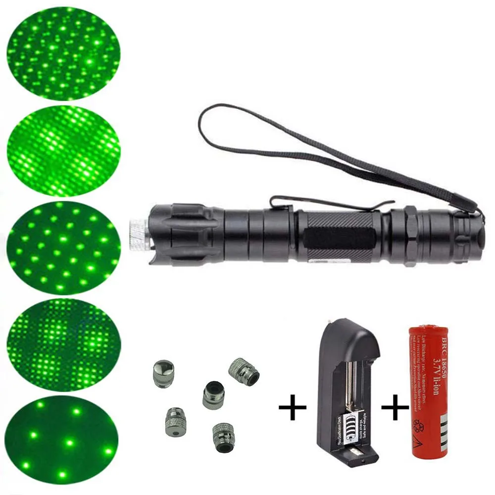 Мощная зеленая лазерная указка 10000 нм М лазерный прицел с регулируемым фокусом