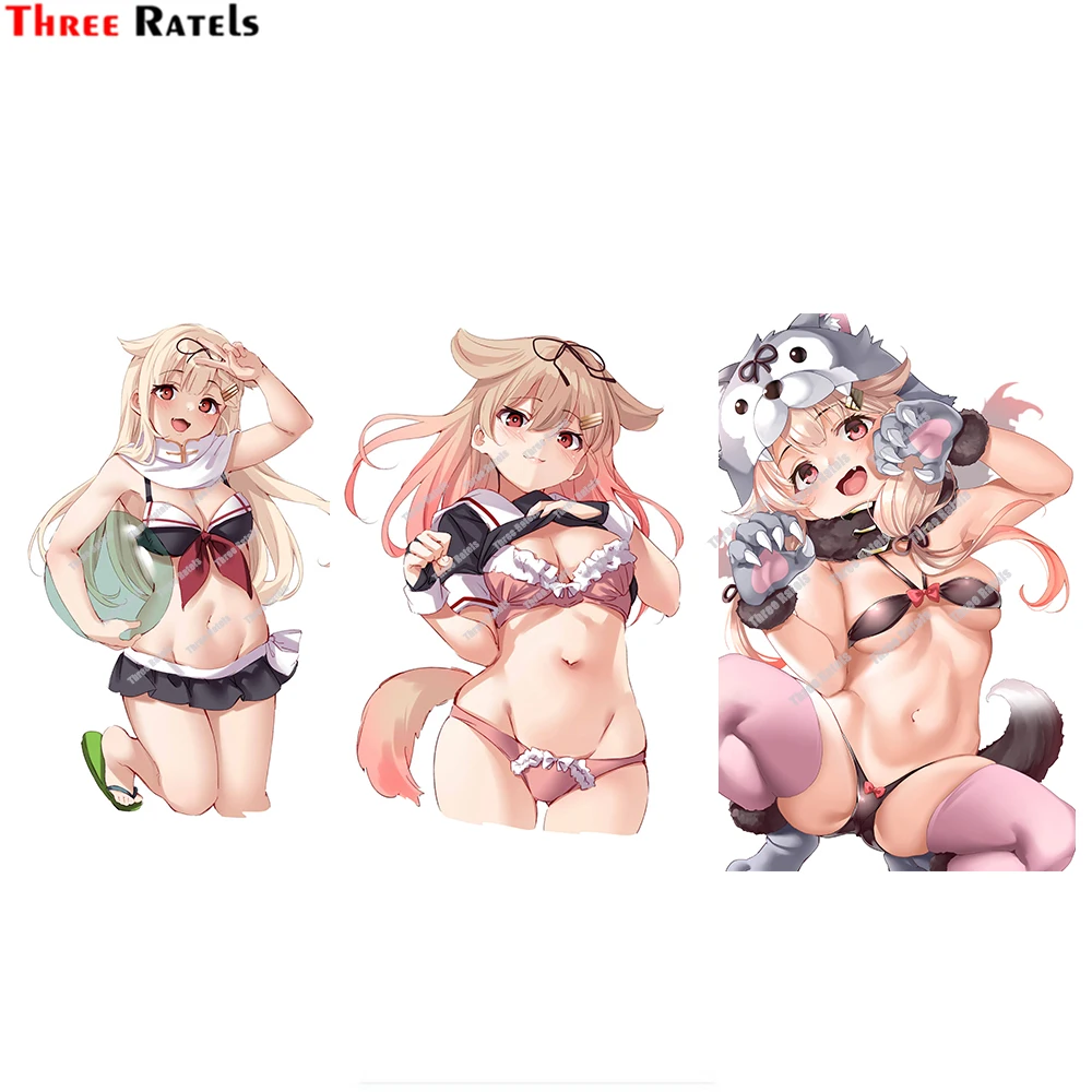 

Three Ratels D375 Sexy 3D Anime Girl Yuudachi Kantai Collection For Luggage Notebook Waterproof Helmet Graffiti Toy Sticker Who