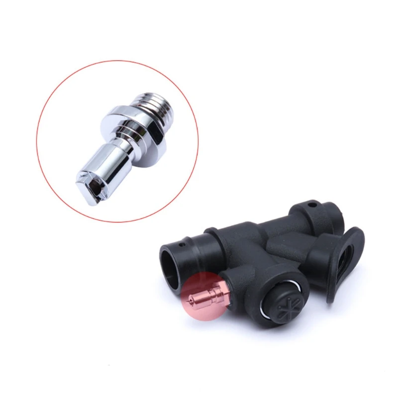 

Exhaust Val-ve Adapter Durable Val-ve Connector Scuba Diving Back Fly BCD Exhaust Val-ve Adapter K Val-ve QD-Nipple