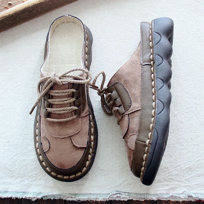 Оригинальная обувь ручной работы Careaymade искусственная женская с мягкой подошвой