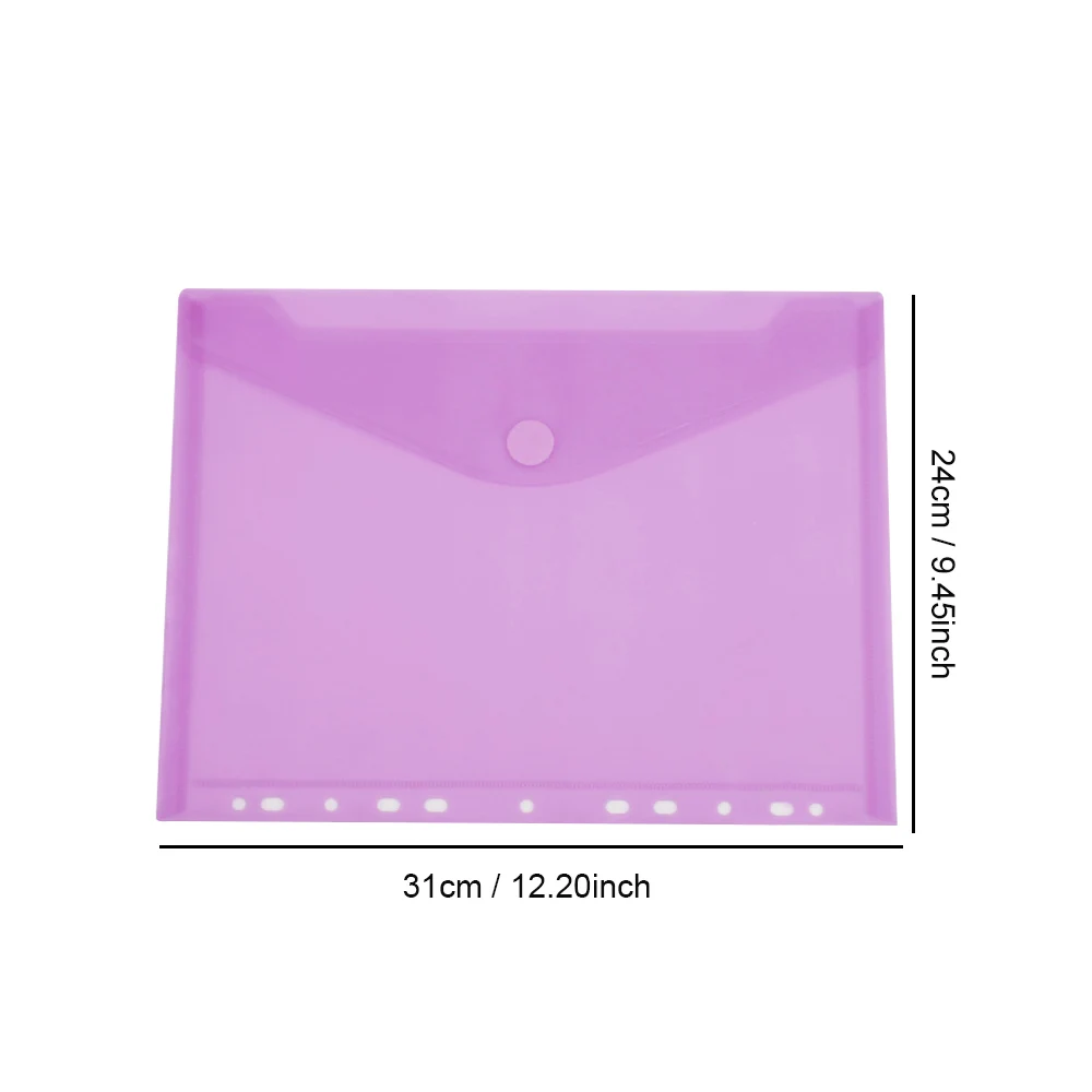 5 шт. бумажные пакеты с крючком и петлей для документов | Канцтовары офиса дома