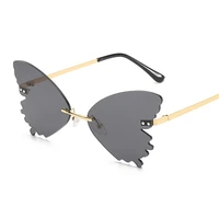 mayten frameless butterfly sunglasses for women rimeless fashion sun glasses female colorful eyewear street shot ins hot style