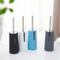 toilet brush set multi function stainless steel long handle scrubber toilet brush holder bathroom cleaning tool accessories