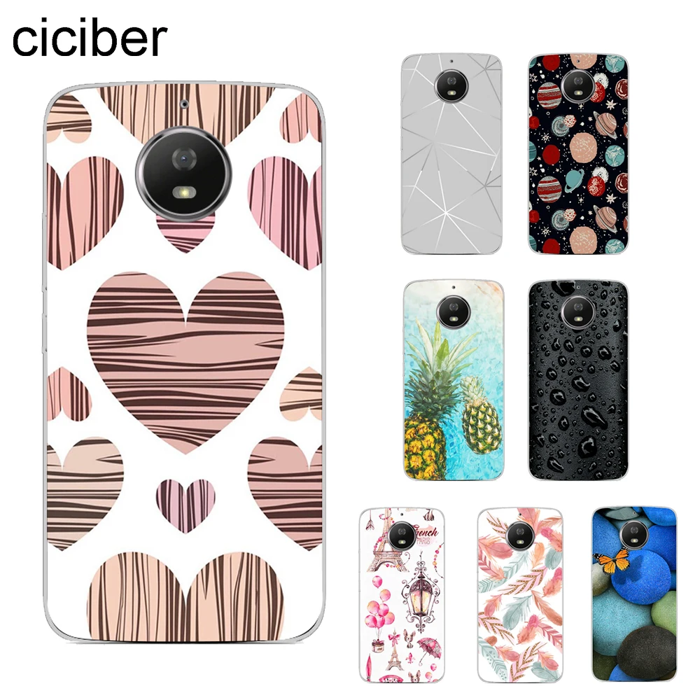 Чехол ciciber с ананасом и сердцем для Motorola Moto ONE C Z2 Z3 G5 G4 G5S G6 P30 E3 E4 E5 Plus Play Power X4 M чехлы