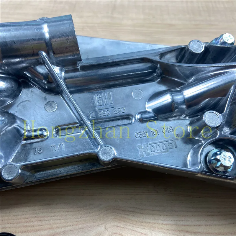 Моторное масло охладитель в сборке для Chevrolet Cruze Sonic Aveo G3 Orlando Opel Vauxhall 12992593 55571687