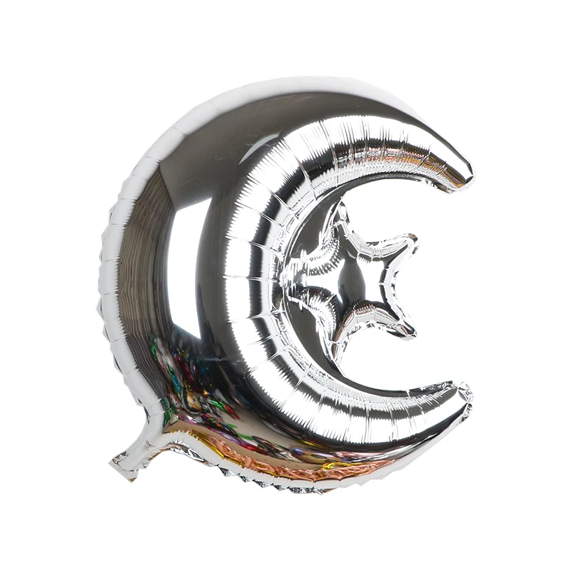 50 шт. ИД Мубарак Звезда Луна фольгированные воздушные шары мусульманский Рамадан