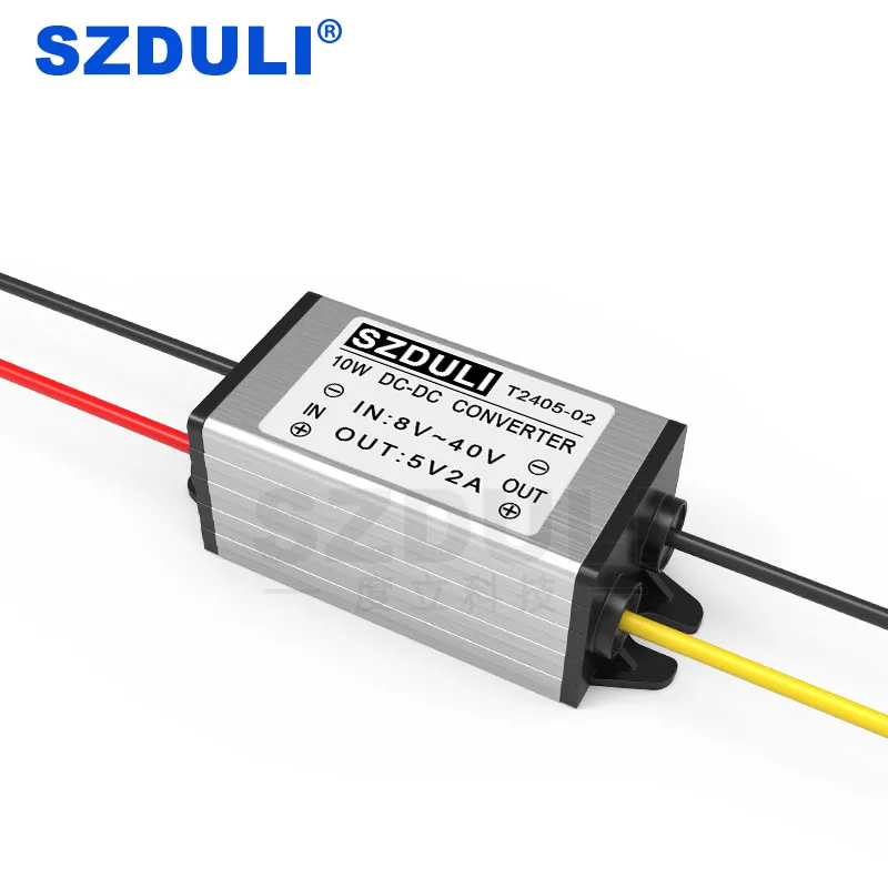 Адаптер питания постоянного тока 12V 24V на 5V 2A для автомобилей модуль преобразователя CE RoHS.