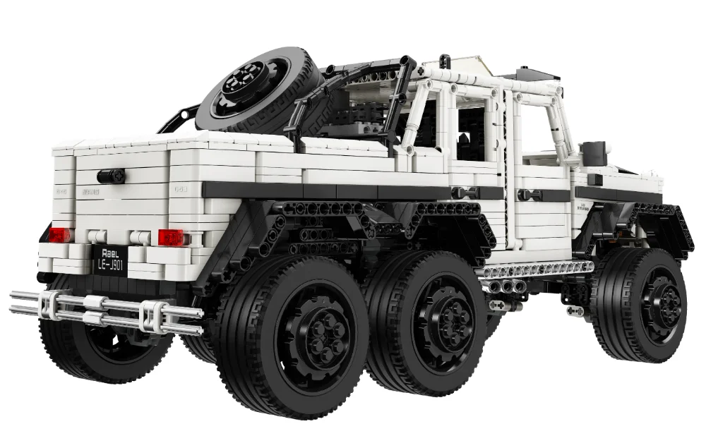 AMG G63 двигатель RC масштаб 1:8 BEnz 6X6 совместимый Technic MOC строительные lepinbricks блоки кирпичи обучающая модель игрушки подарки
