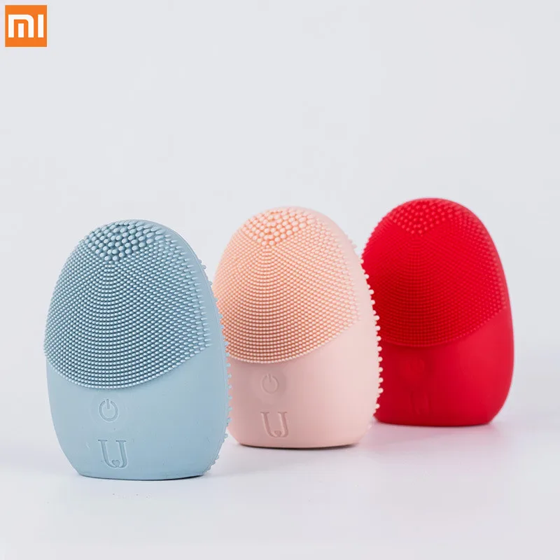 Xiaomi JORDAN JUDY прибор для очищения лица Электрический водонепроницаемый силиконовый Глубокая очистка инструменты Массажная щетка для умывания