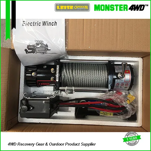 

Monster4WD 4X4 Truck 12000LBS Electric Pull Winches with Synthetic Rope