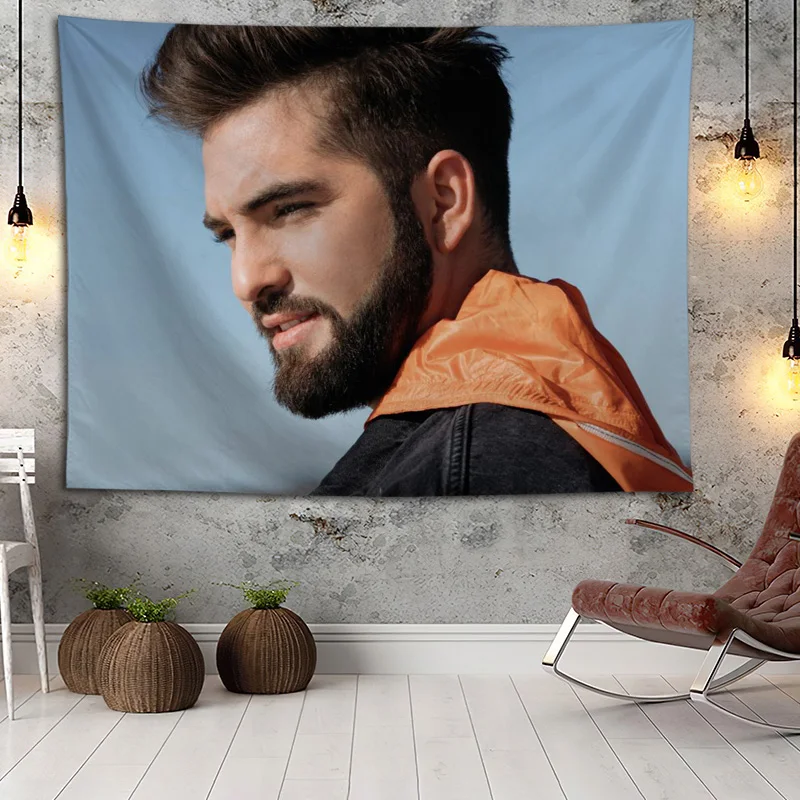 

Hot Sale Custom Kendji Girac Large Wall Tapestry Wall Hanging Bohemian Wall Tapestries Mandala Wall Art Decor