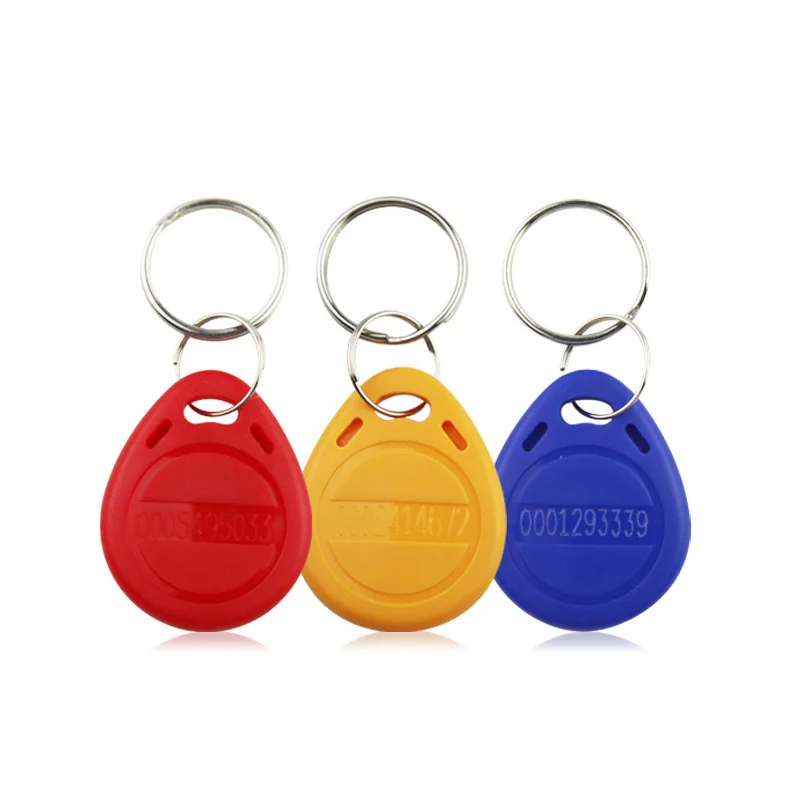 50PCS EM4100 TK4100 Chip Tag Card Sticker Key ID Ring 125KHz RFID Token | Безопасность и защита