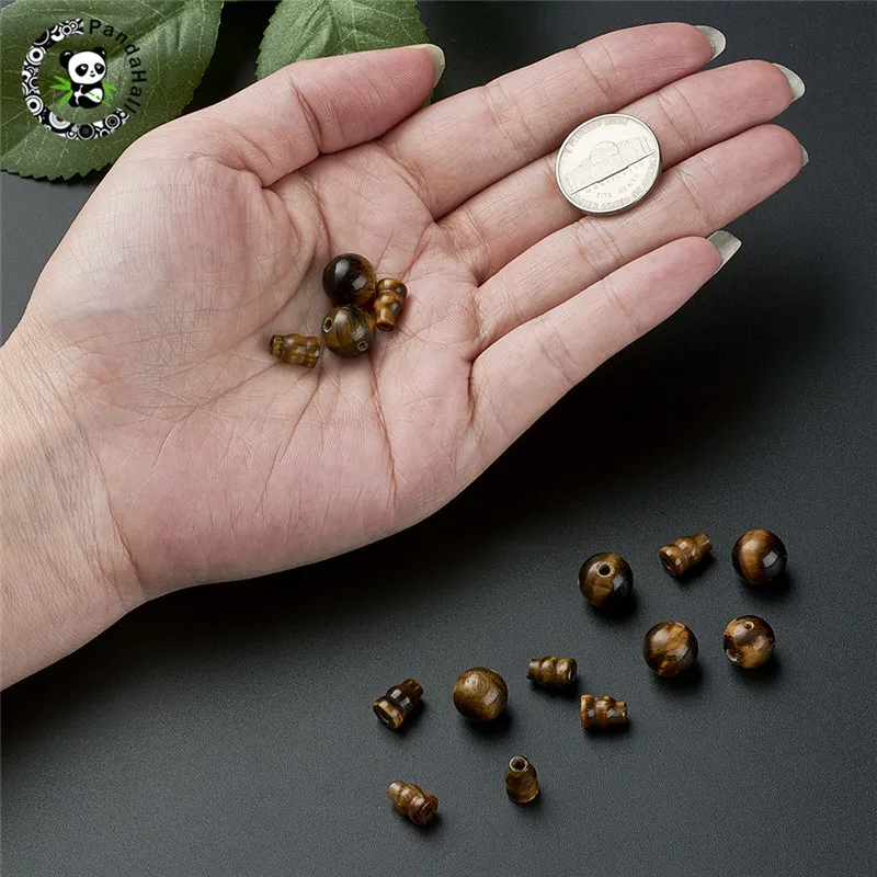 Бусины pandahall с 3 отверстиями для ювелирных изделий натуральные буддийские бусины