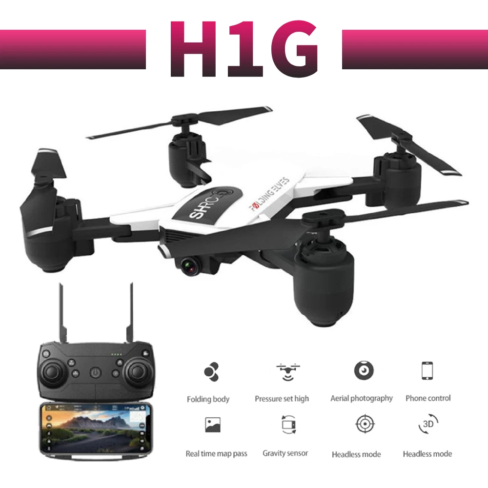 H1G Профессиональный Дрон для камеры 720 p/1080 P HD gps 5G WiFi FPV щетка Пропеллер мотора