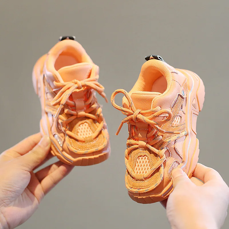 Детские кроссовки дышащие спортивная обувь для начинающих ходить мальчиков и