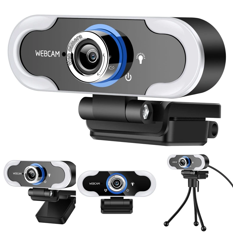 

HD Webcam with Built-in Noise Reduction Microphone Webcam is Suitable for Live Cideo Calls Online Courses