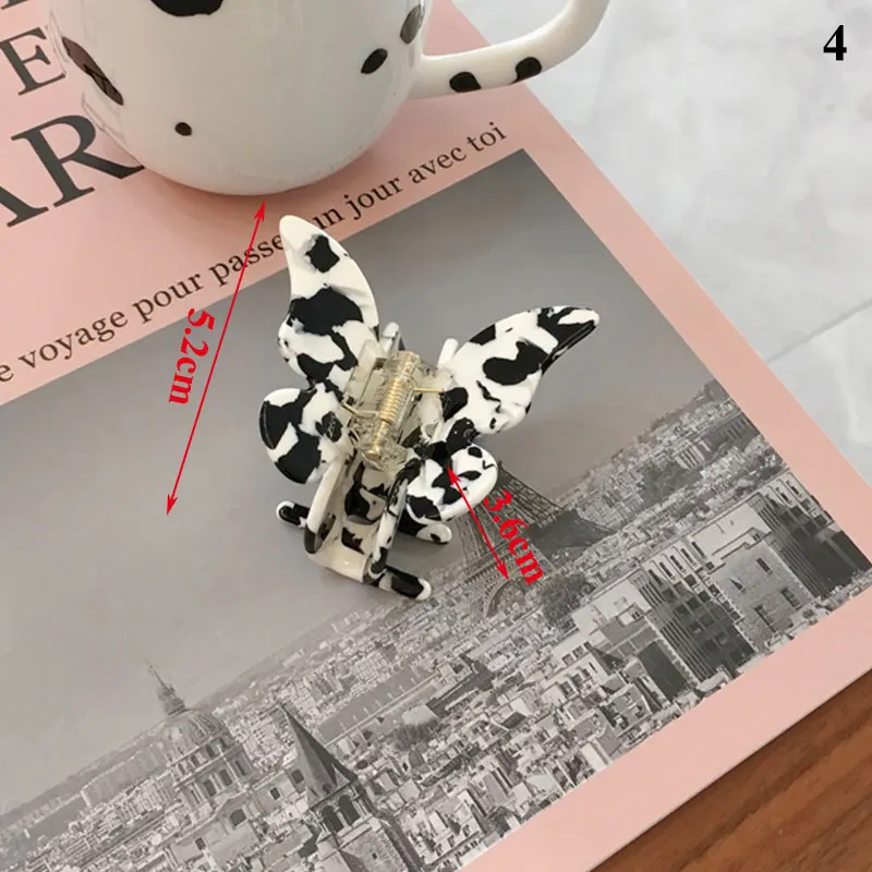 

Large Hair Claws Acetate Hair Clip Vintage hair claw Milk Cow Geometric Barrettes Acrylic Hairpins Women Girl Hair Accessories