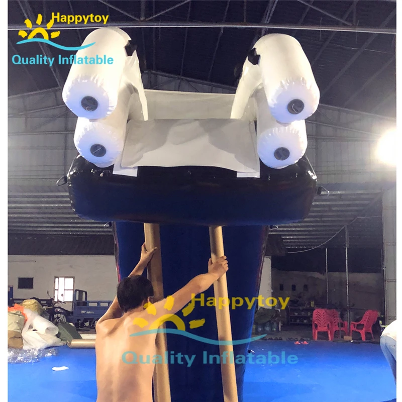 Коммерческое использование надувная платформа плавающие водные горки для