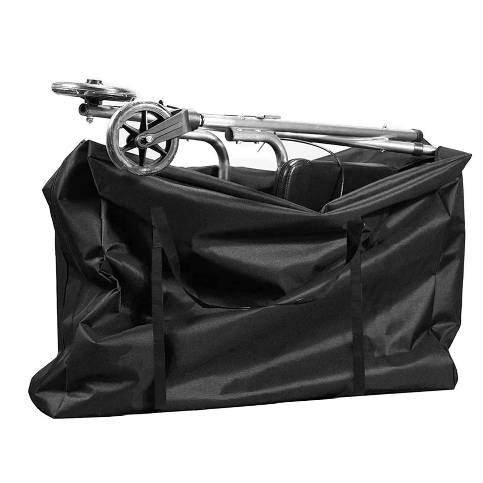 Транспортная сумка для складного стула с жесткой конструкцией для удобного перемещения, с колесами, для переноски кресла-коляски настенного типа.