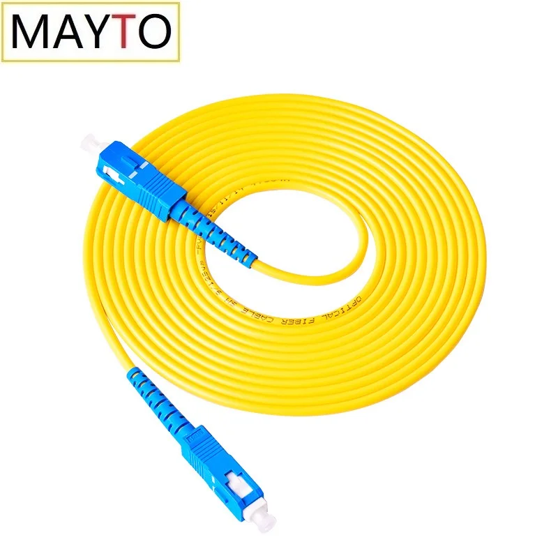 

SC UPC Singlemode Fiber Optic Patch Cable SM 3.0mm FTTH Fiber Patch Cord Optical Fiber Jumper 1m 2m 3m 5m 10m
