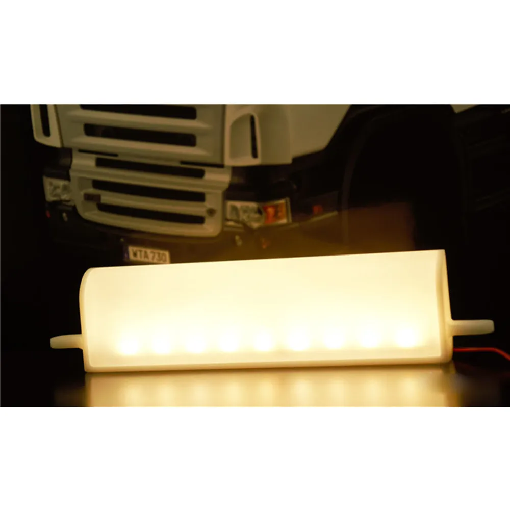 

Replacement Truck Roof Lights Lamp Box DIY LED Advertising Light Box for 1/14 Scania R620 730 RC Tractor Upgrade Parts