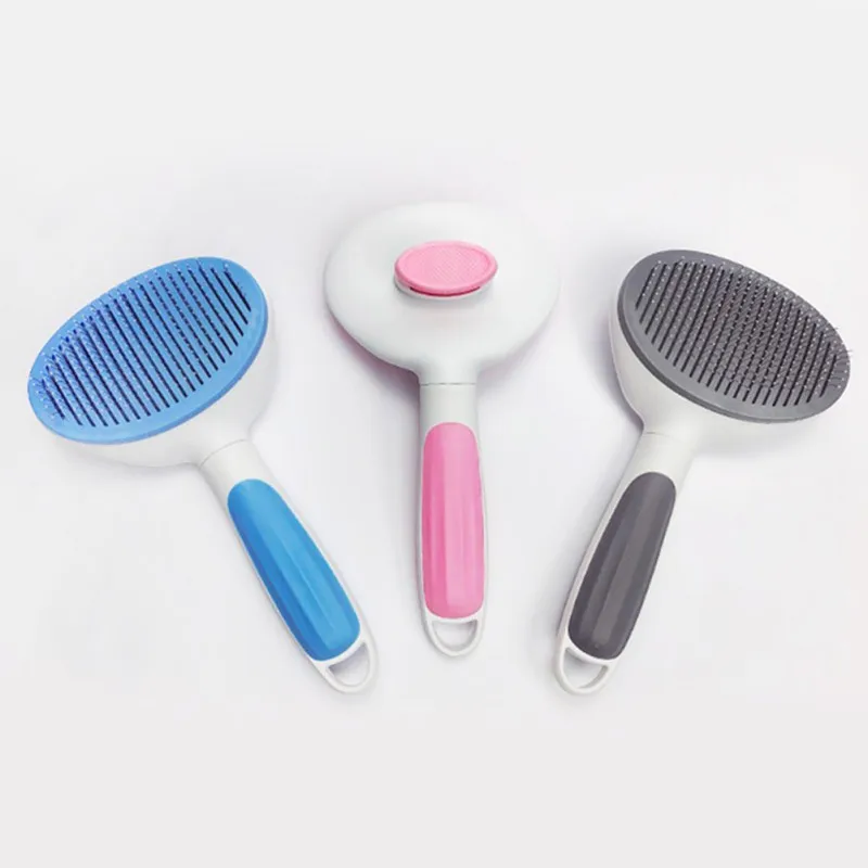 

New Pet Removal Hair Comb Self-Cleaning Small Dog Special Needle Comb Portable Pets Cat Hair Cleaning Tools Pet Supplies