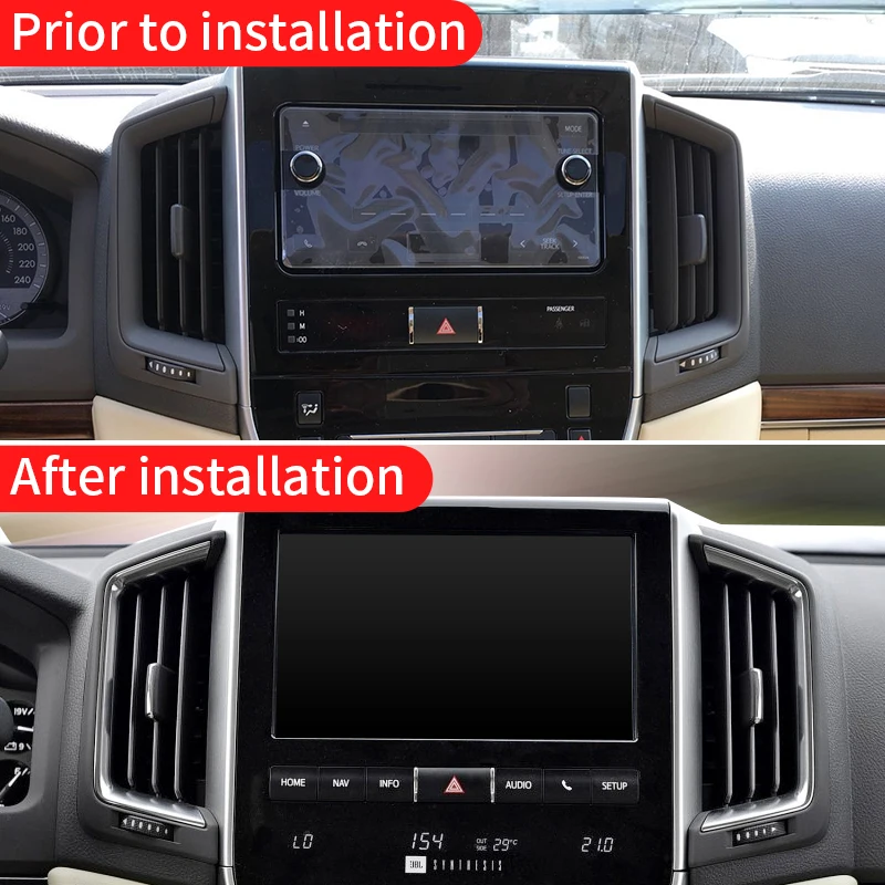 2008-2021 Toyota Land Cruiser 200 J20 J2 украшение для кондиционера воздуховыпускное отверстие