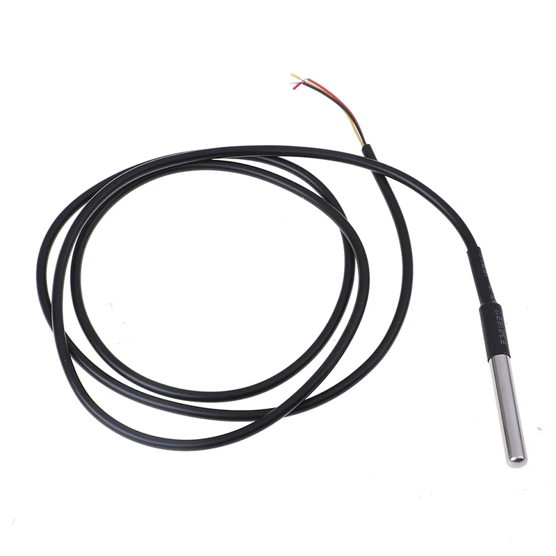 

Hot New DS18B20 Stainless Steel Package 1 Meters Waterproof DS18b20 Temperature Probe Temperature Sensor 2M 18B20 Wholesale